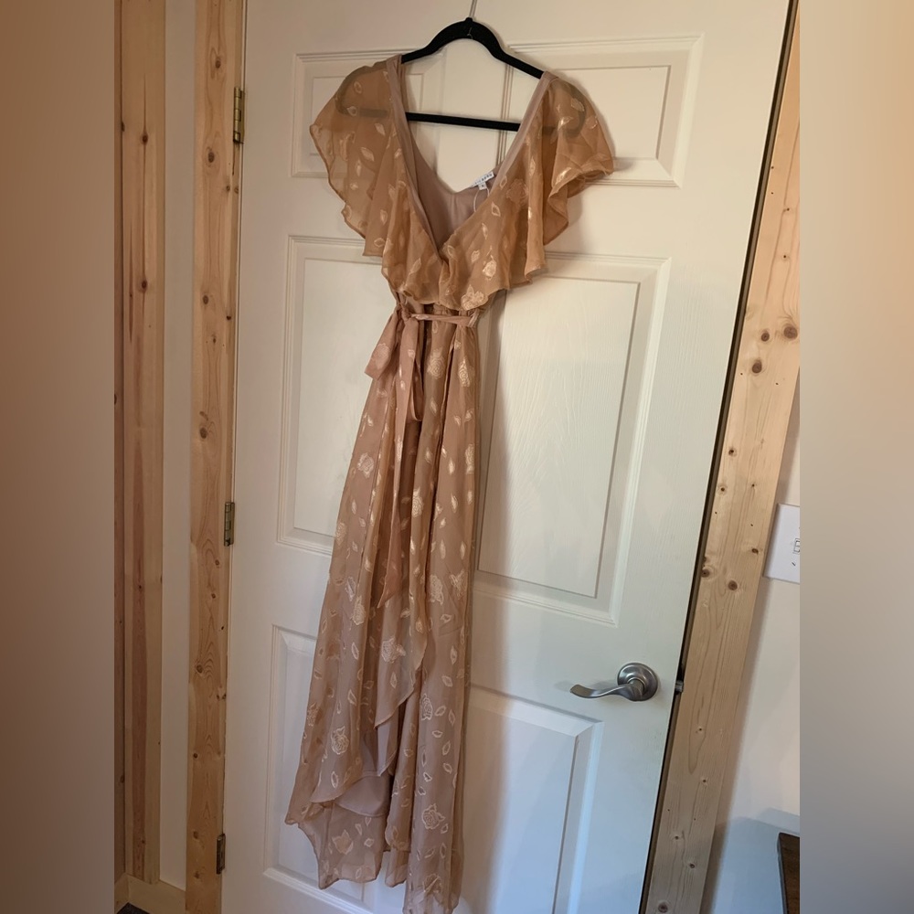 Brand new with tags gorgeous bronze amber dress